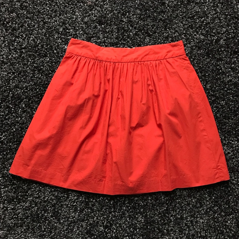 Banana Republic High-Waisted Skirt Burnt Orange